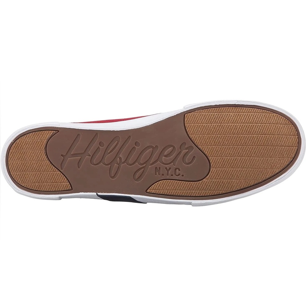 Tommy Hilfiger Red Canvas Sneakers - Picture 5 of 8